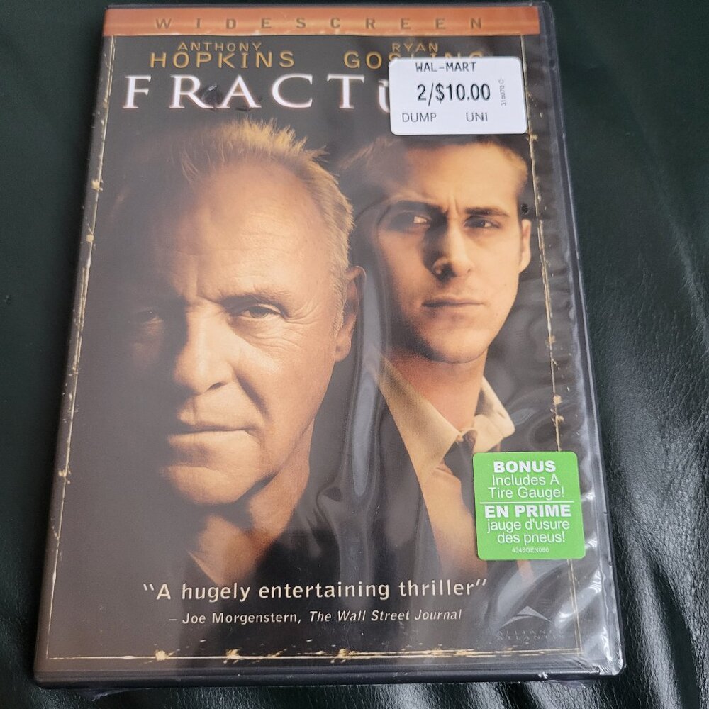 Fracture (DVD) - english french dolby 5.1 widescreen - NEW & SEALED!!
